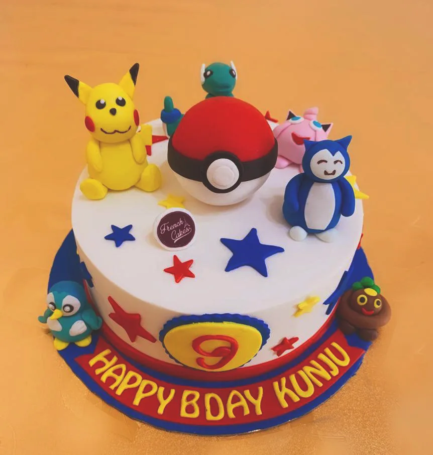 Pokemon Theme Cake