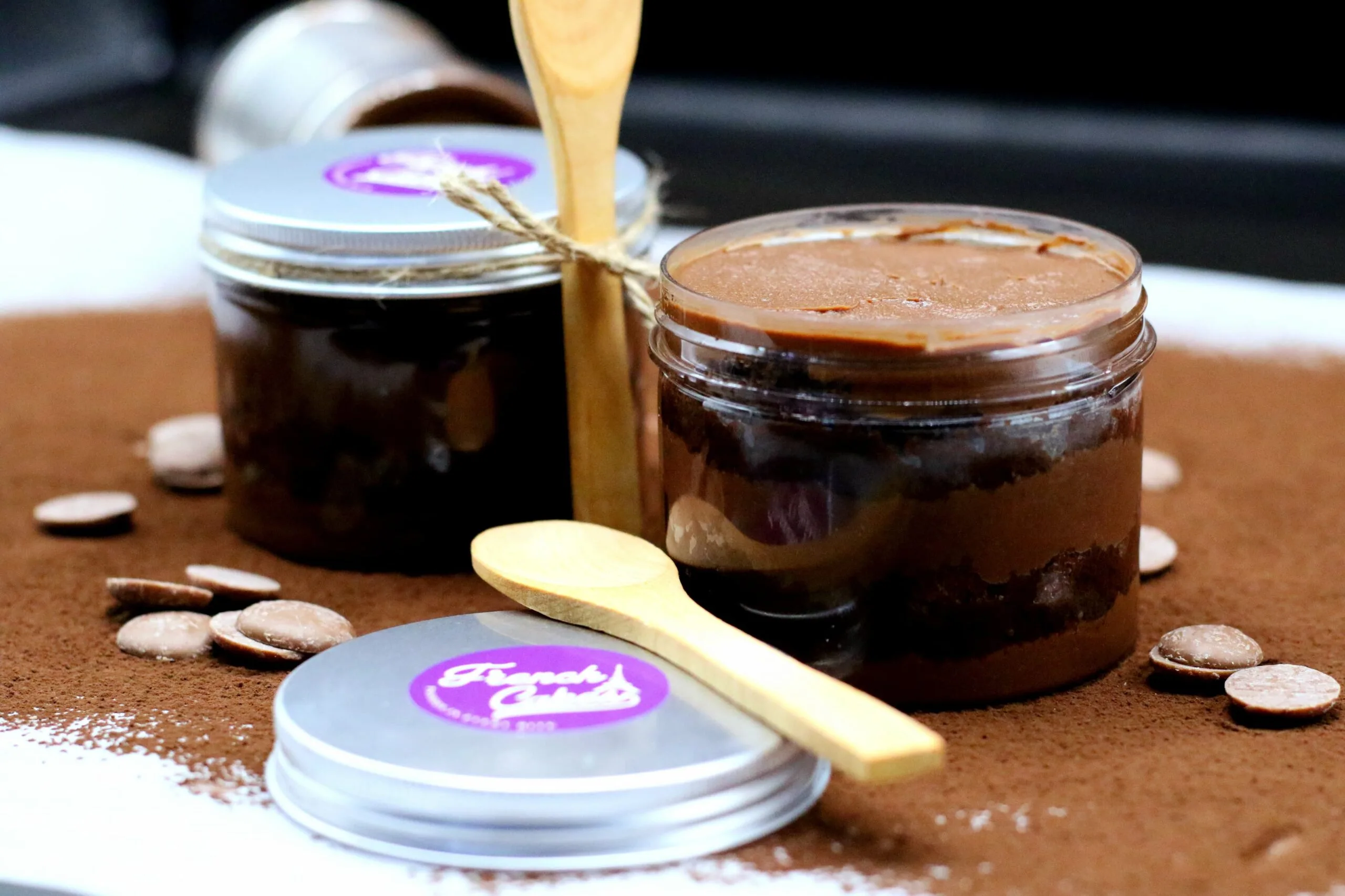 Chocolate Ganache Jar Cake